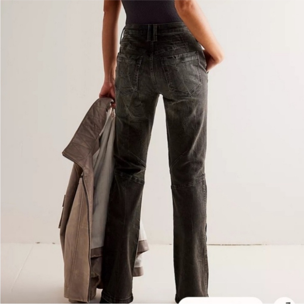 We The Free Black Flare & Wide Leg Jeans - Picture 2 of 7